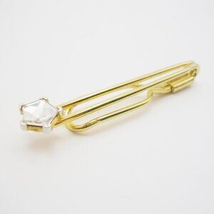 Vintage Tie Bar Slide Money Clip Pentastar Jewel classic Formal Wear